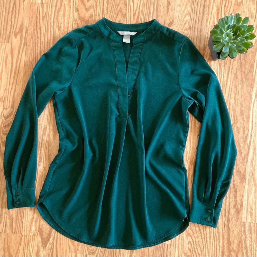 H&M Green Blouse